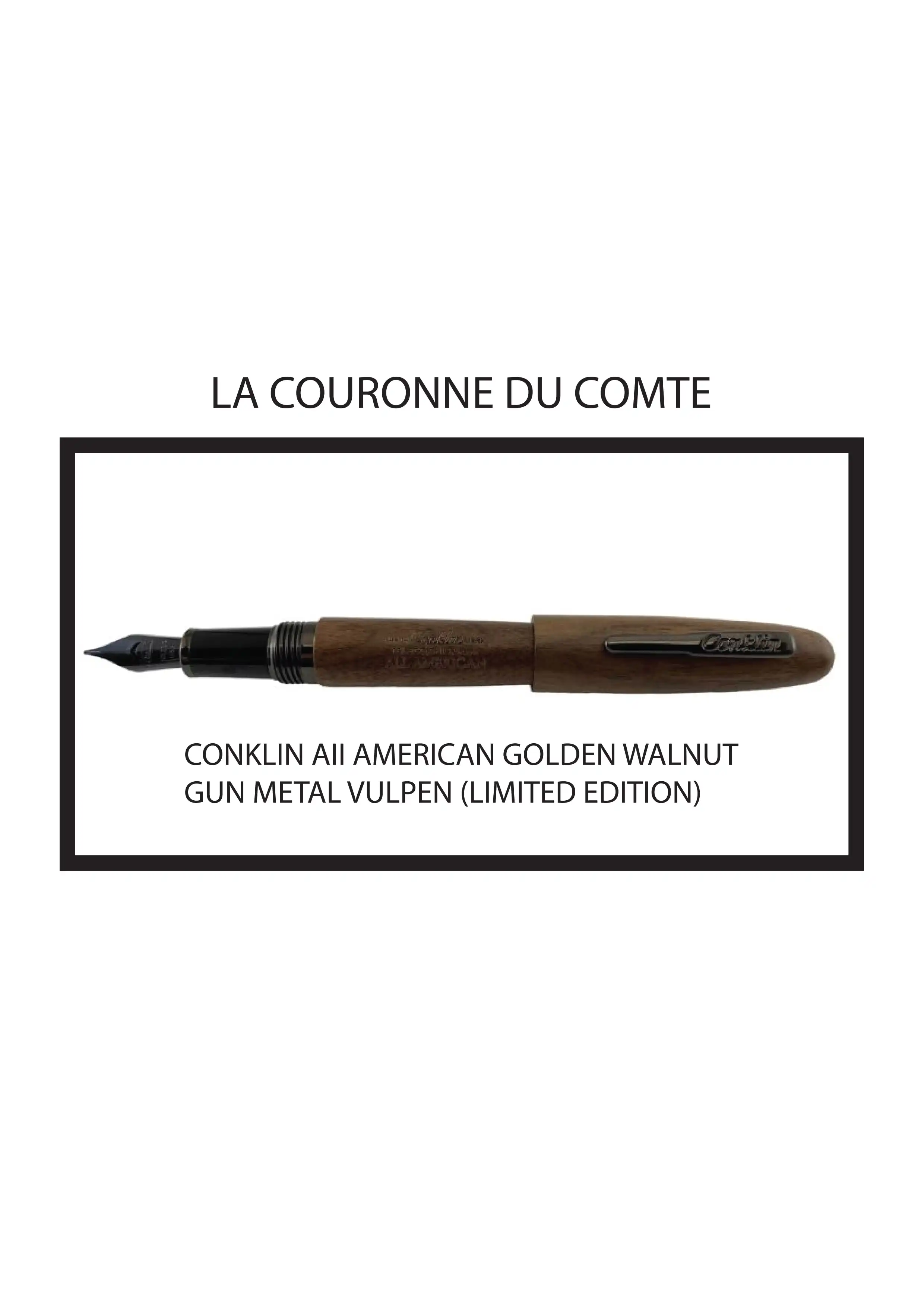 LA COURONNE DU COMTE