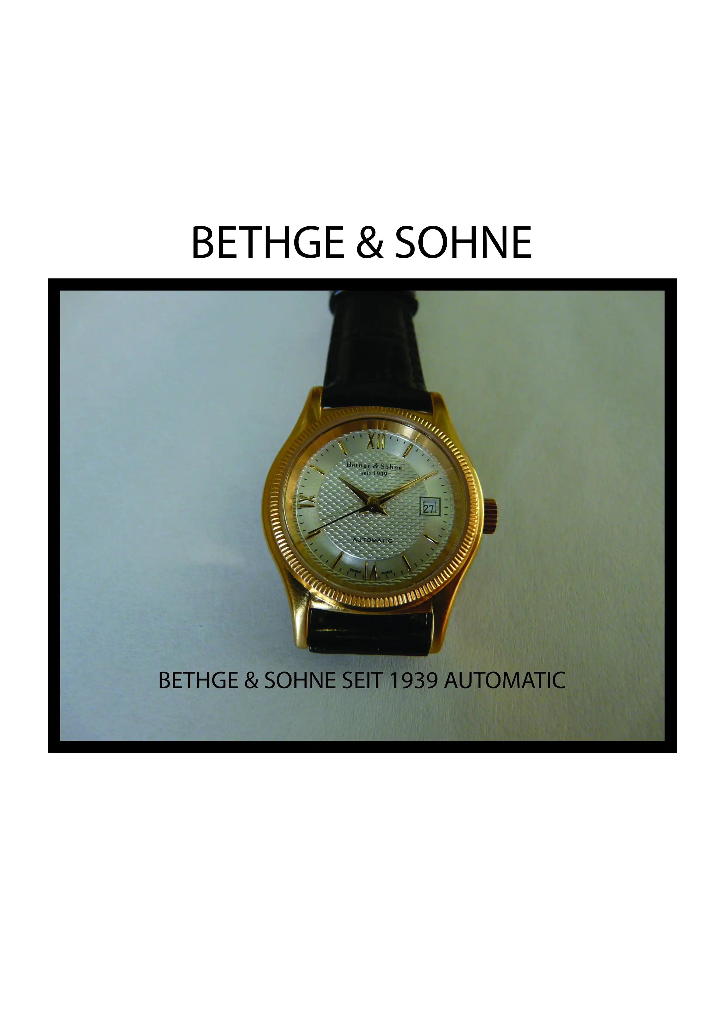 BETHGE& SOHNE