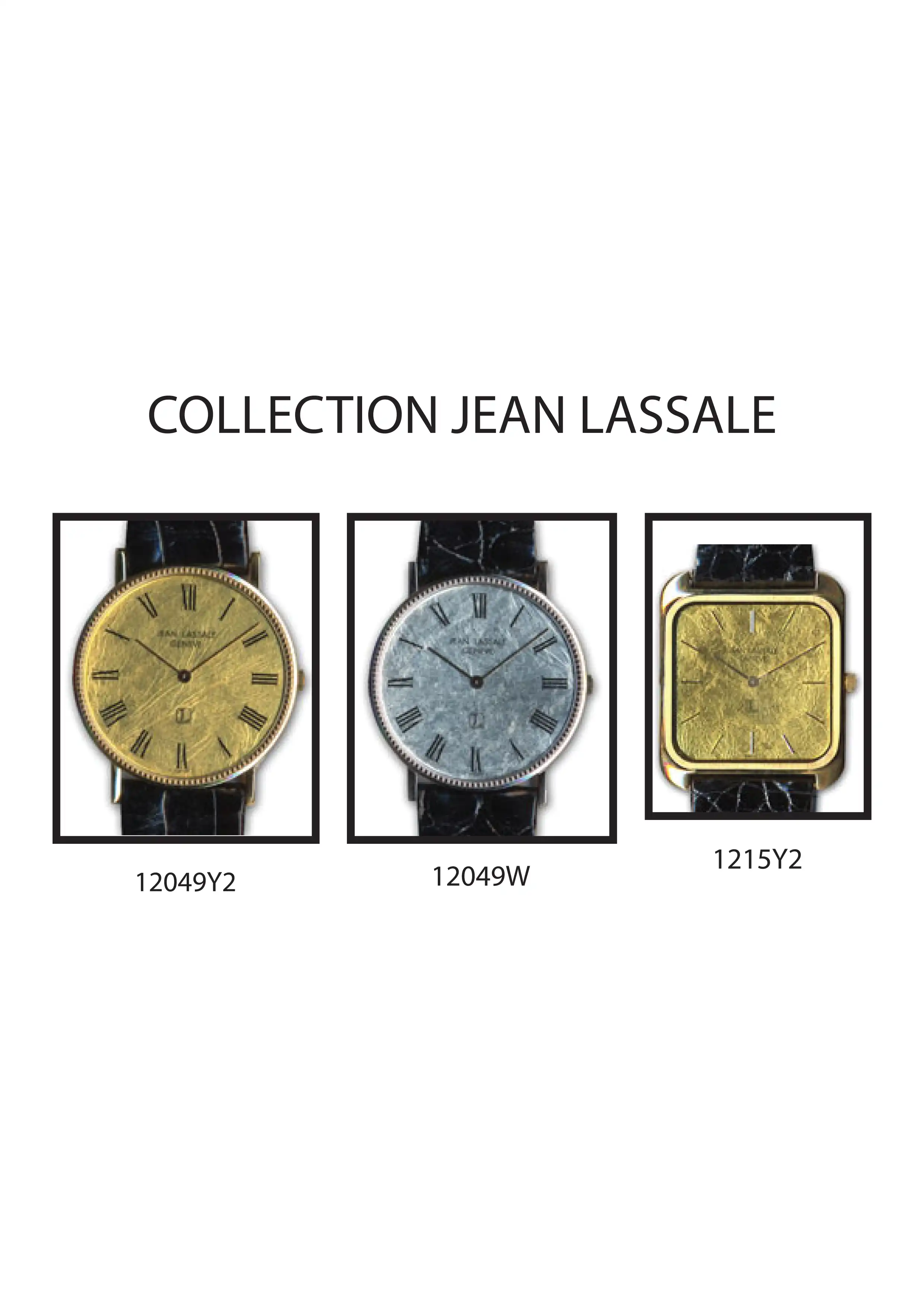 COLLECTION JEAN LASSAIE