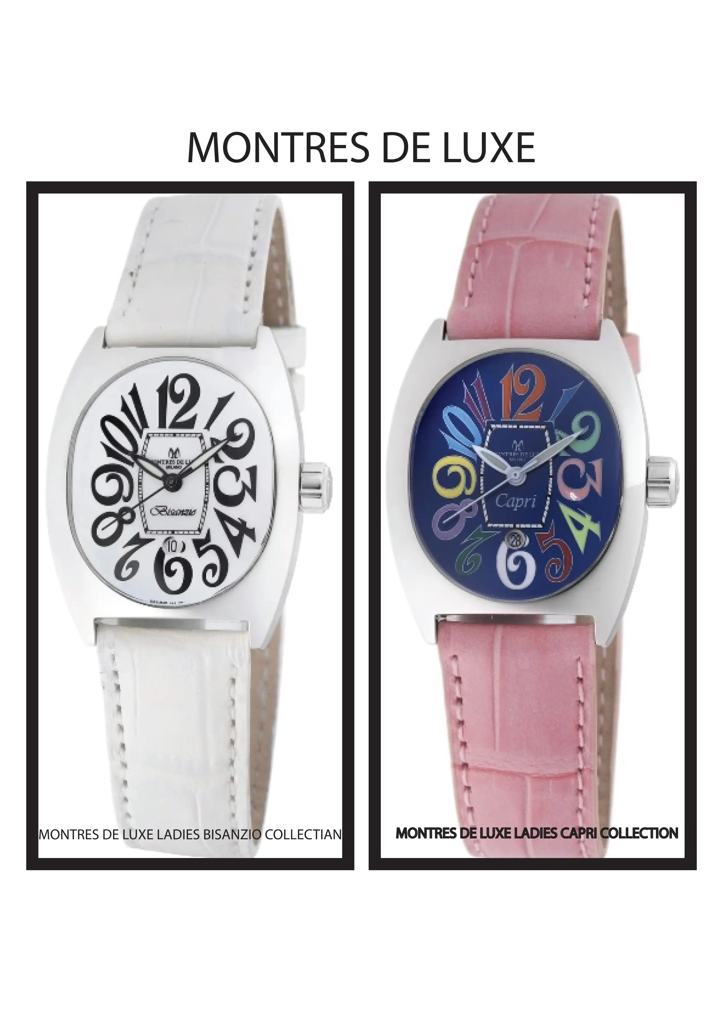 MONTRES DE LUXE